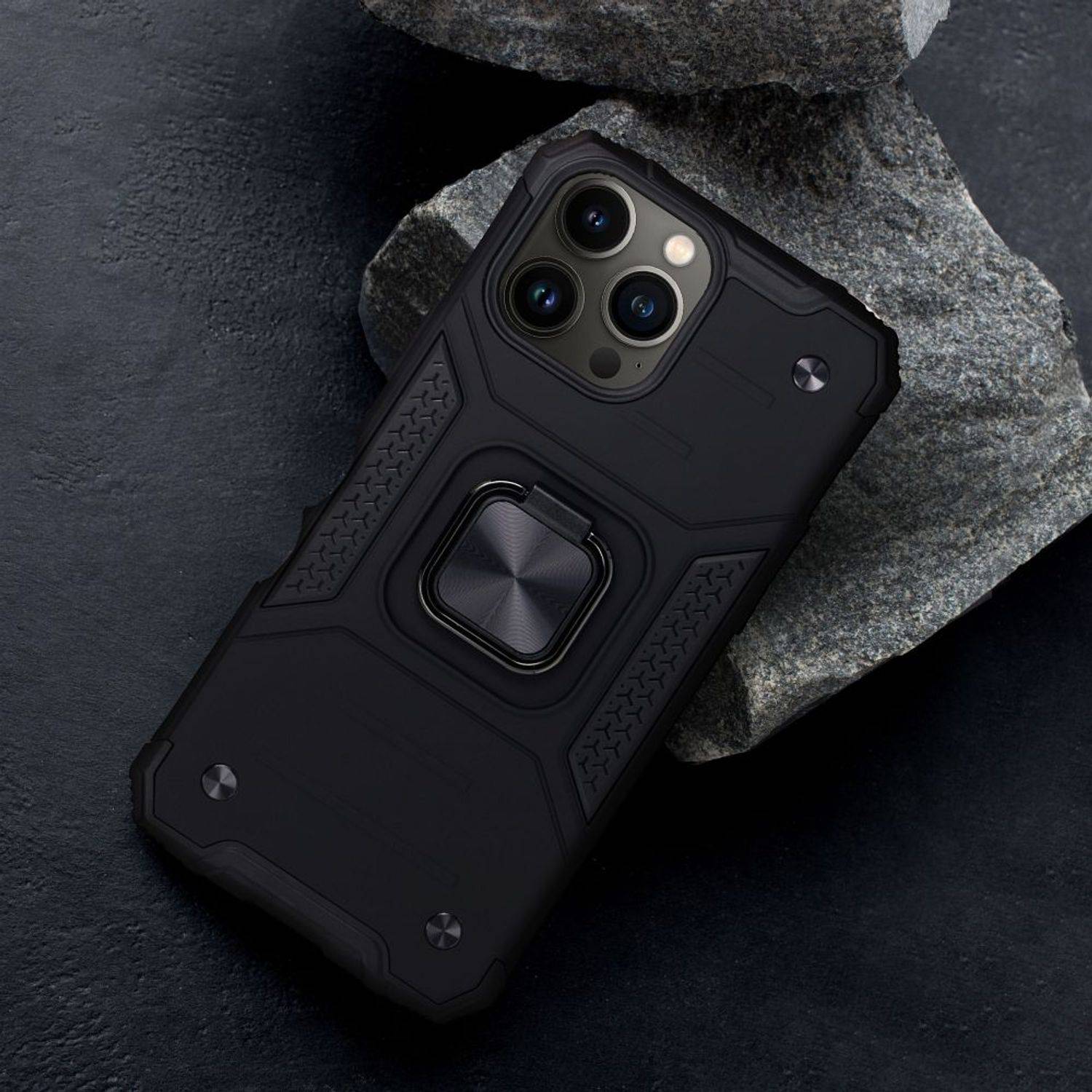 Hülle kompatibel mit Apple iPhone 14 Kunststoff Soft Handyhülle - Handy Case Schwarz