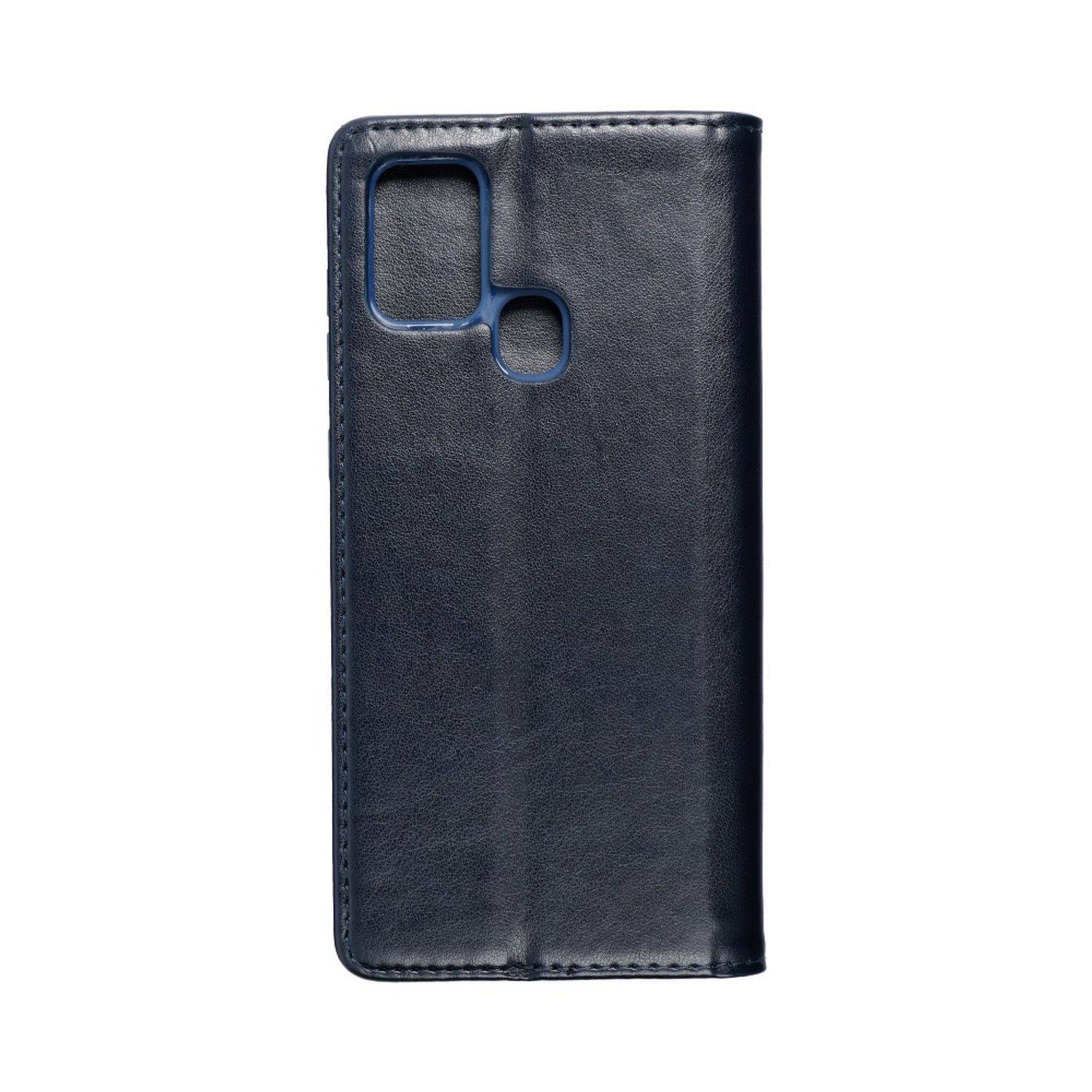 Hülle kompatibel mit Samsung Galaxy A21s Kunstleder Handyhülle - Handy Case Blau