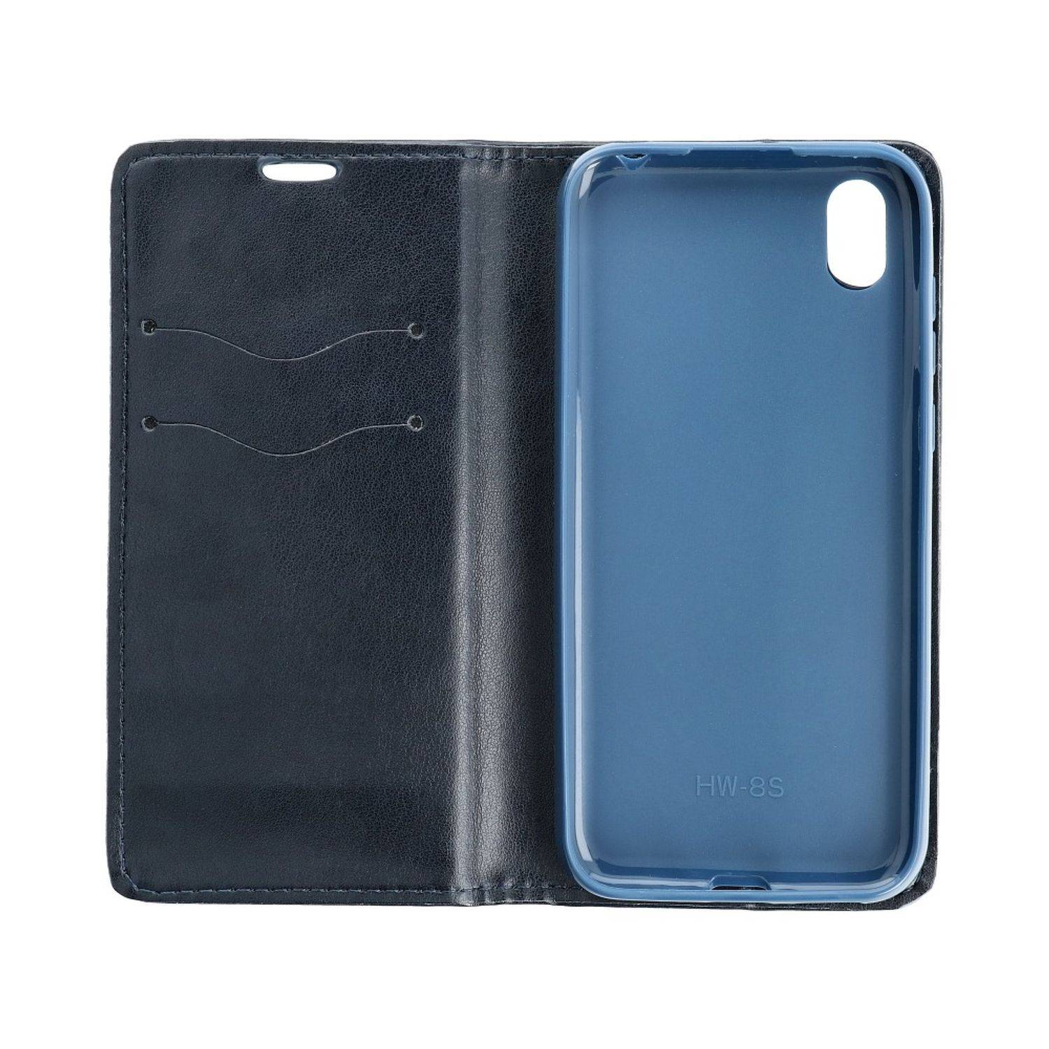 Hülle kompatibel mit Samsung Galaxy A21s Kunstleder Handyhülle - Handy Case Blau