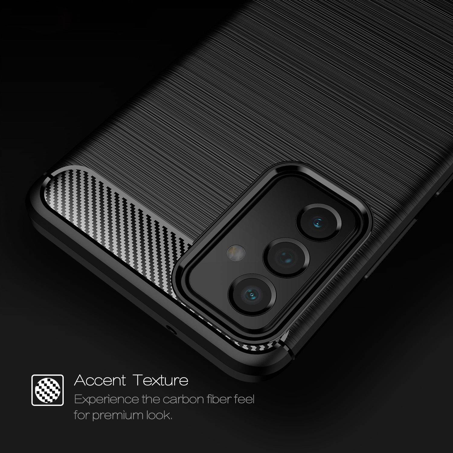 Hülle kompatibel mit Samsung Galaxy A82 5G Kunststoff Soft Handyhülle - Handy Case Schwarz