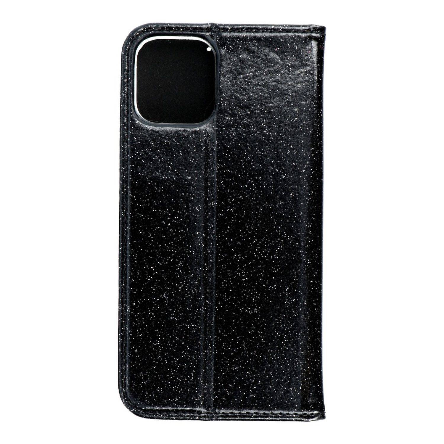Hülle kompatibel mit Apple iPhone 12 / 12 Pro Kunstleder Handyhülle - Handy Case Schwarz