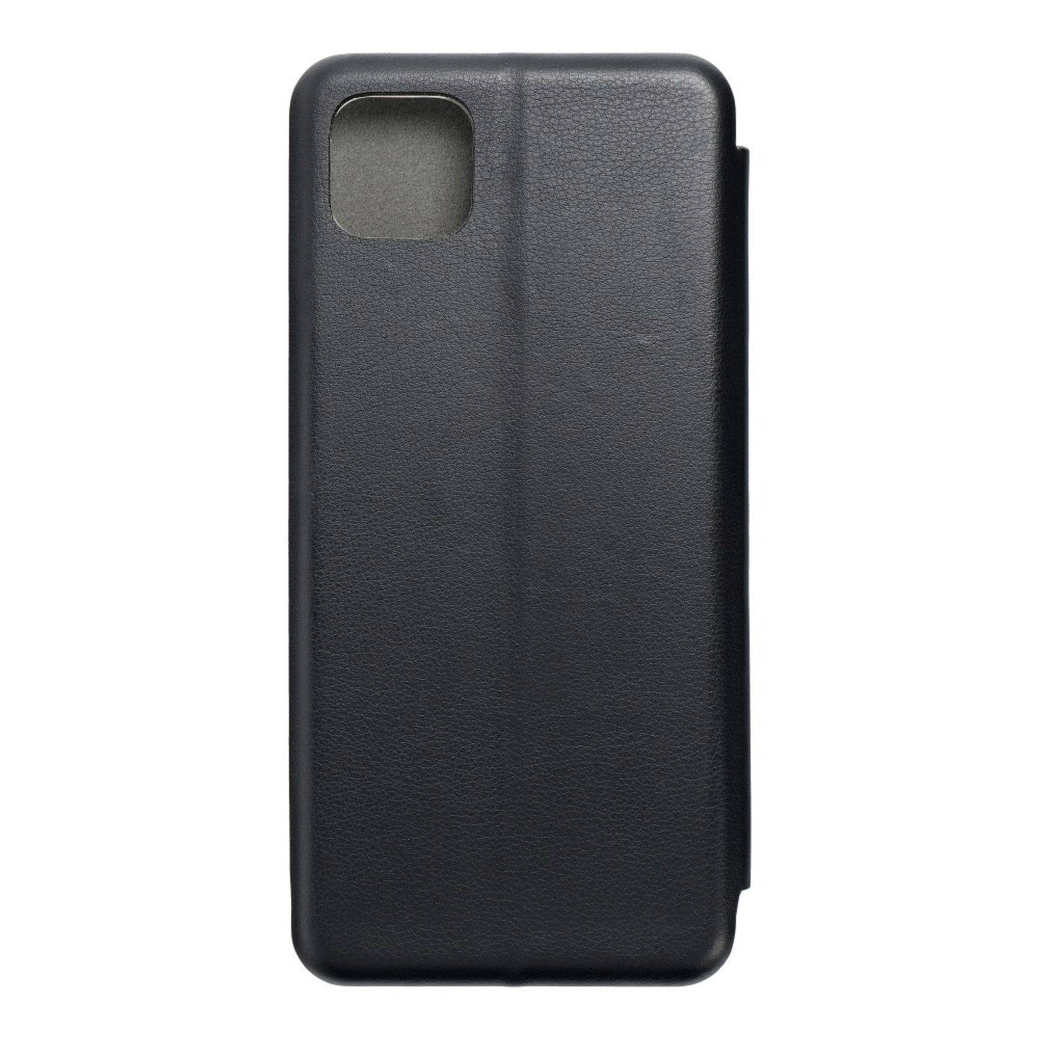 Hülle kompatibel mit Samsung Galaxy A22 5G Kunstleder Handyhülle - Handy Case Schwarz