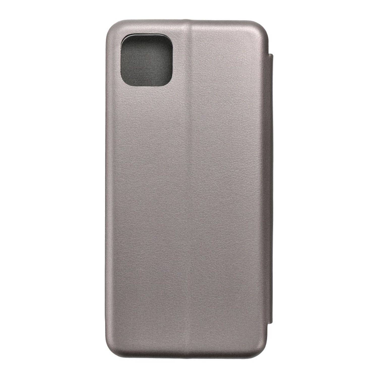Hülle kompatibel mit Samsung Galaxy A22 5G Kunstleder Handyhülle - Handy Case Grau