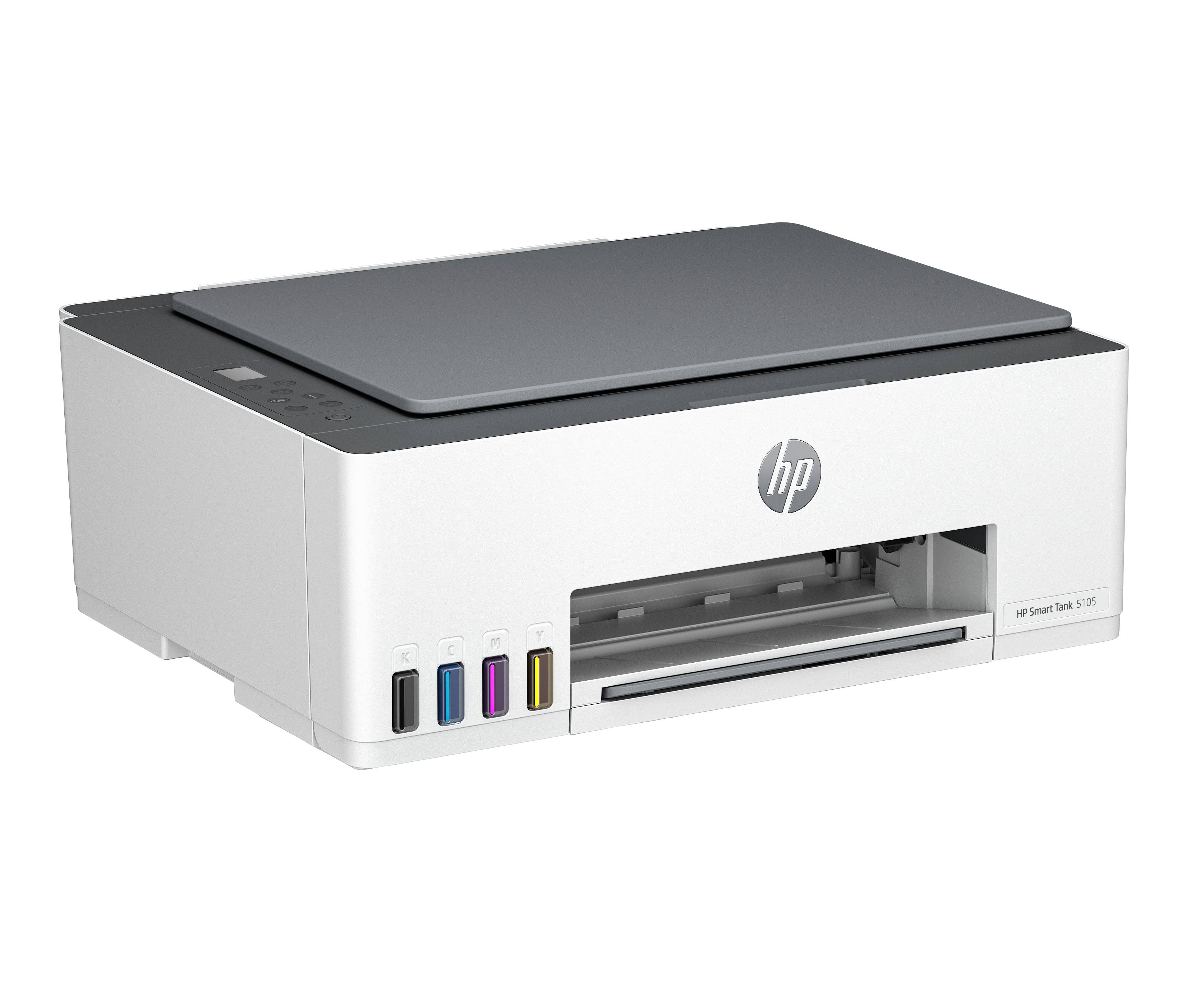 HP Smart Tank 5105 Multifunktionsdrucker Tintenstrahl Farbe A4 Drucker, Scanner, Kopierer Bluetooth®, Tintentank-System, WLAN