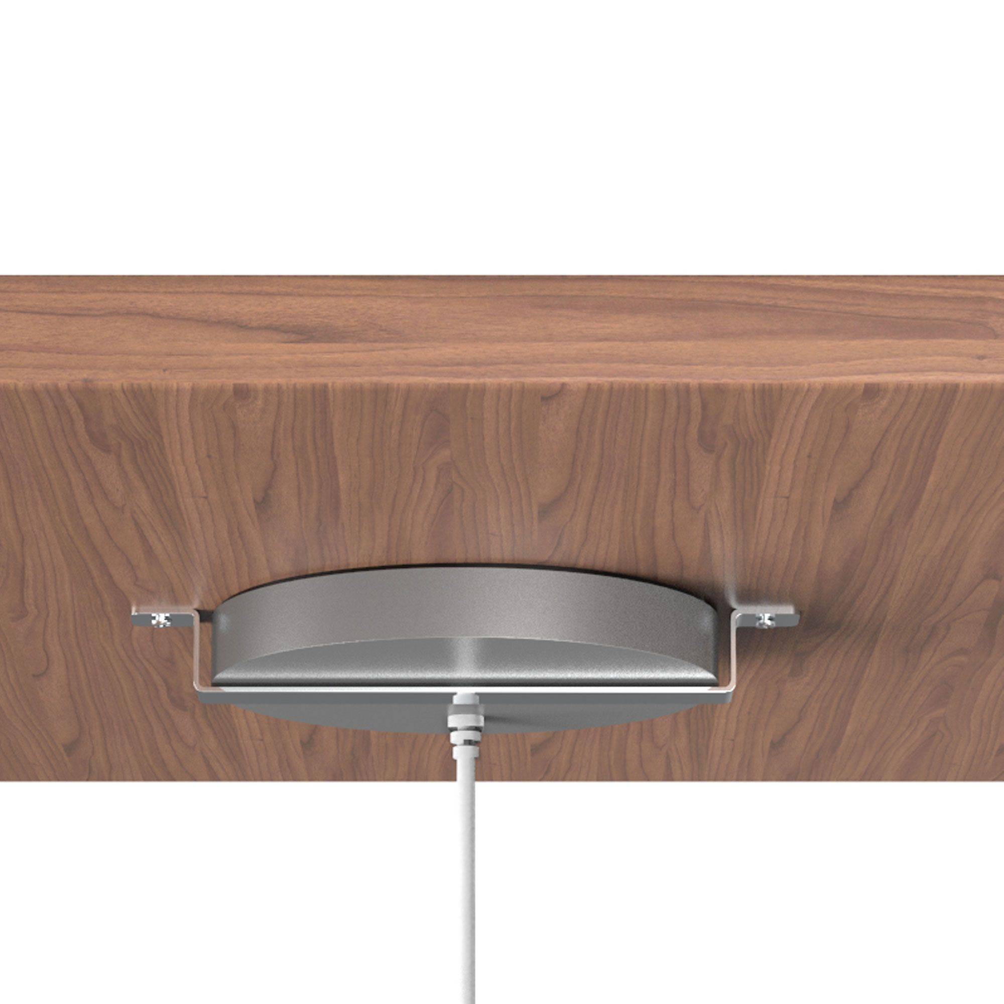 kalb | 12VDC QI Unterbau und Einbau Ladegerät grau Ladedistanz 3 - 18 mm Smart Wireless Ohne Netzteil