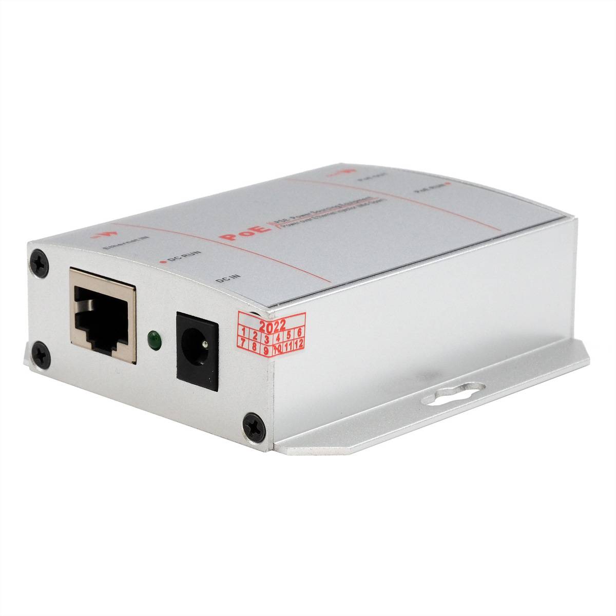 EXSYS PoE++ Gigabit Injektor 90W, Metall Gehäuse, Gigabit Ethernet, 10,1000,100 Mbit/s, 10/100/1000, IEEE 802.3af, IEEE