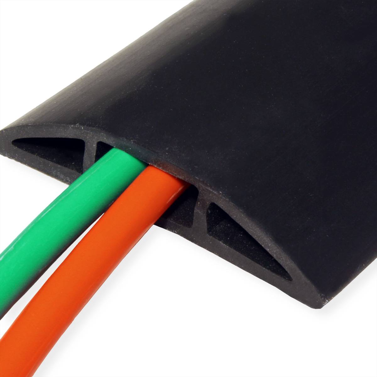 ROLINE Kabelkanal TPE Flex, 60 mm, schwarz, 1,8 m