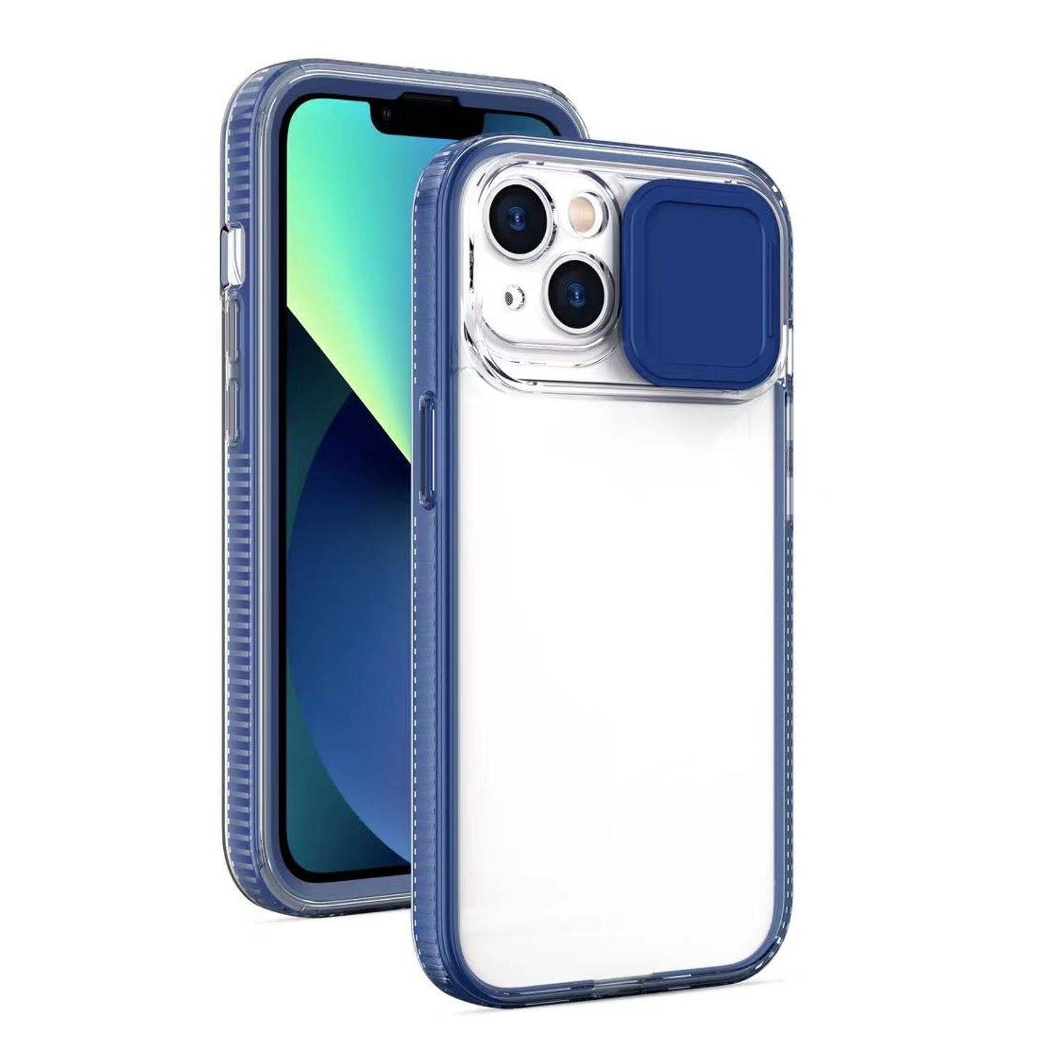 Hülle kompatibel mit Apple iPhone 14 Plus Kunststoff Soft Handyhülle - Handy Case Blau