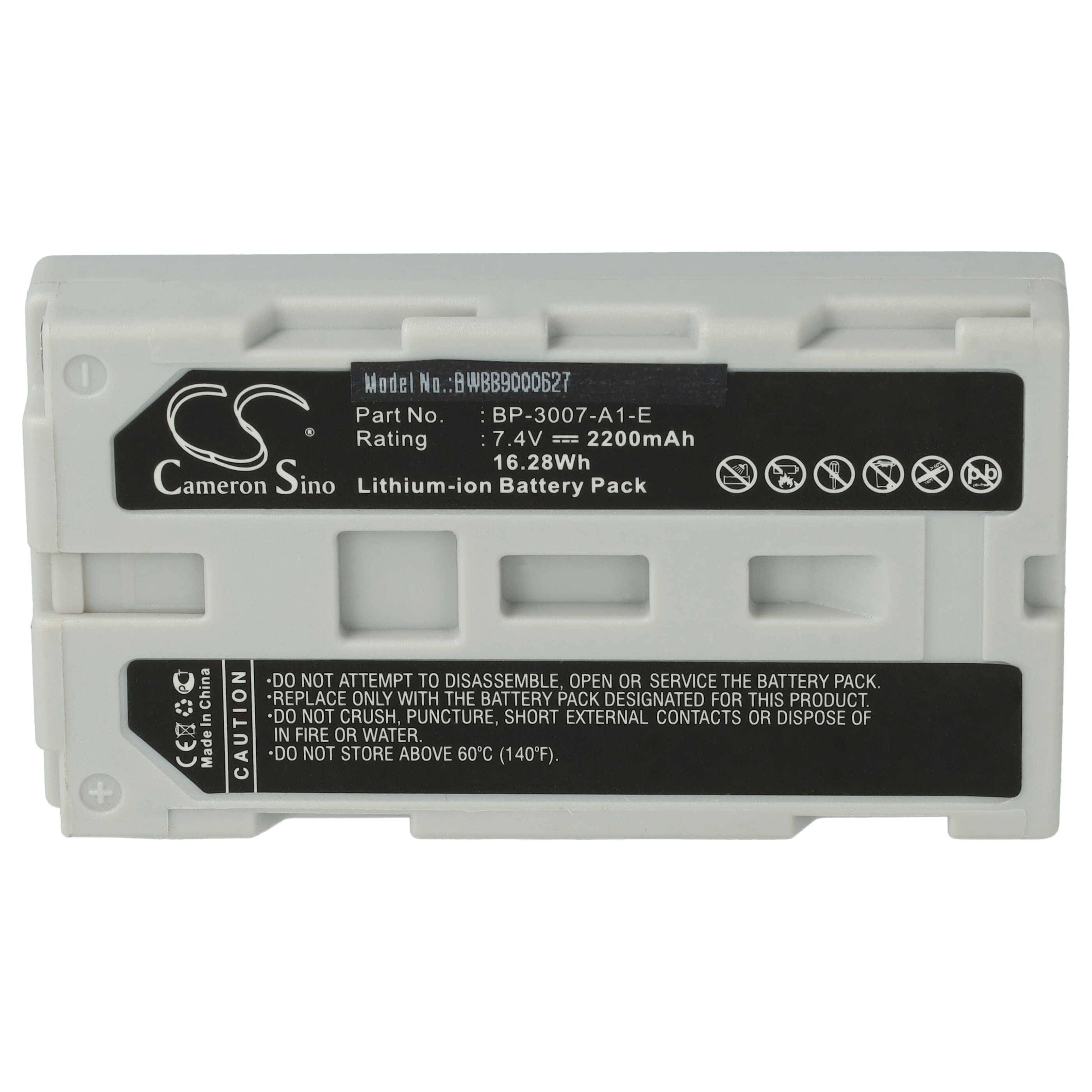 vhbw Akku Ersatz für Graphtec B-517 für Fernbedienung Remote Control (2200 mAh, 7,4 V, Li-Ion)