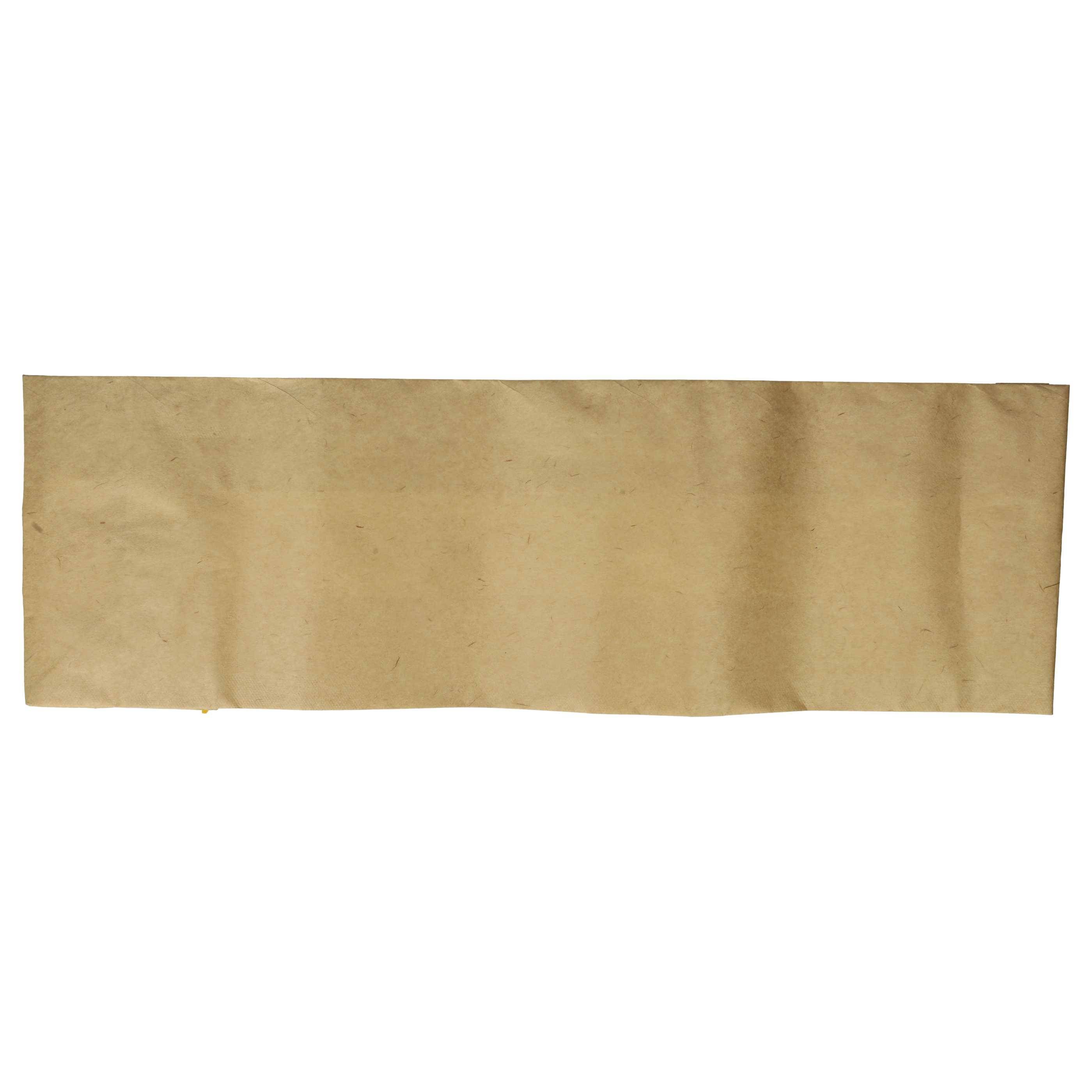vhbw 50x Staubsaugerbeutel kompatibel mit Sebo Automatic X7 Plus, Automatic X8 Staubsauger - Papier, 23,5cm x 15,5cm Sandfarben