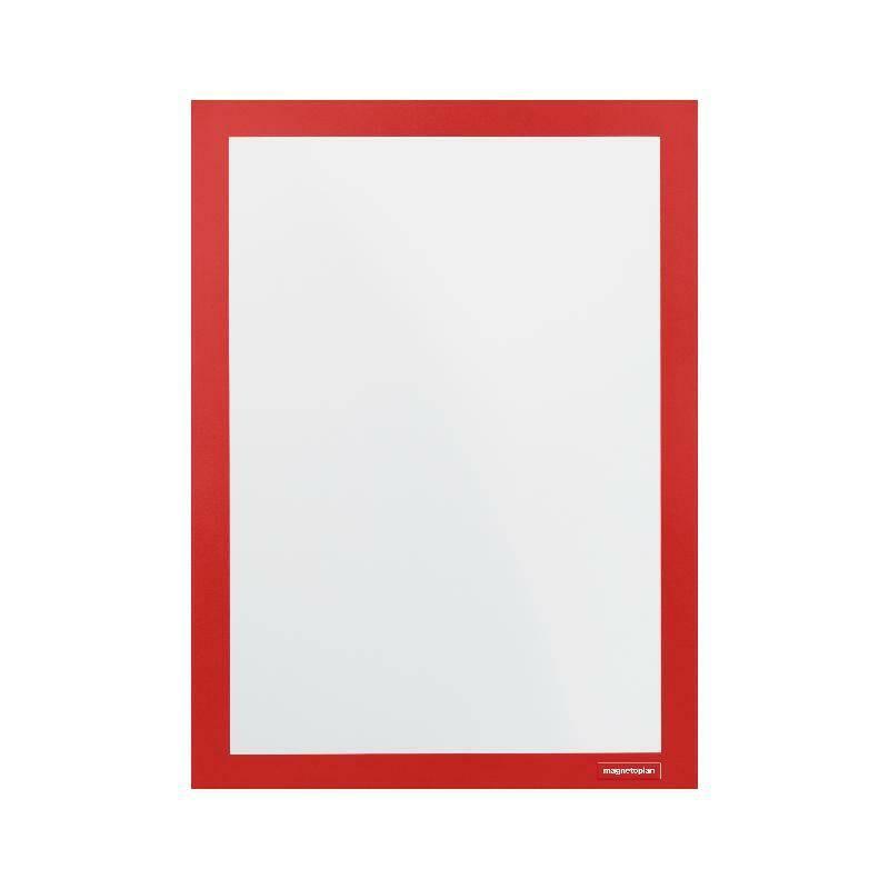 magnetoplan Magnetrahmen magnetofix, DIN A4, rot