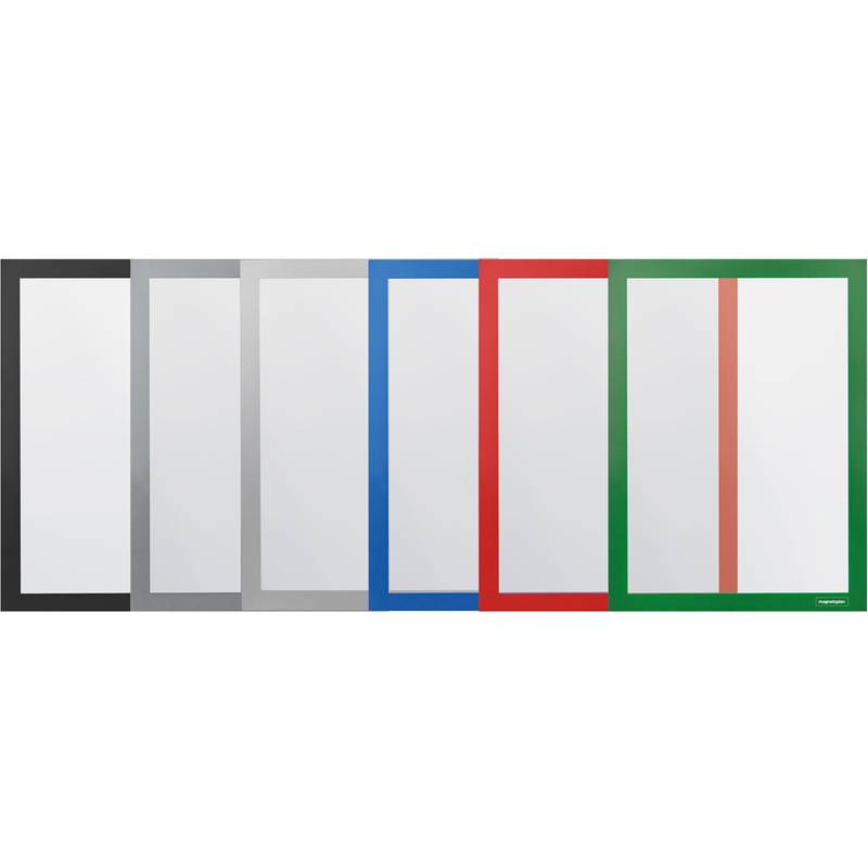 magnetoplan Magnetrahmen magnetofix, DIN A4, farbig sortiert