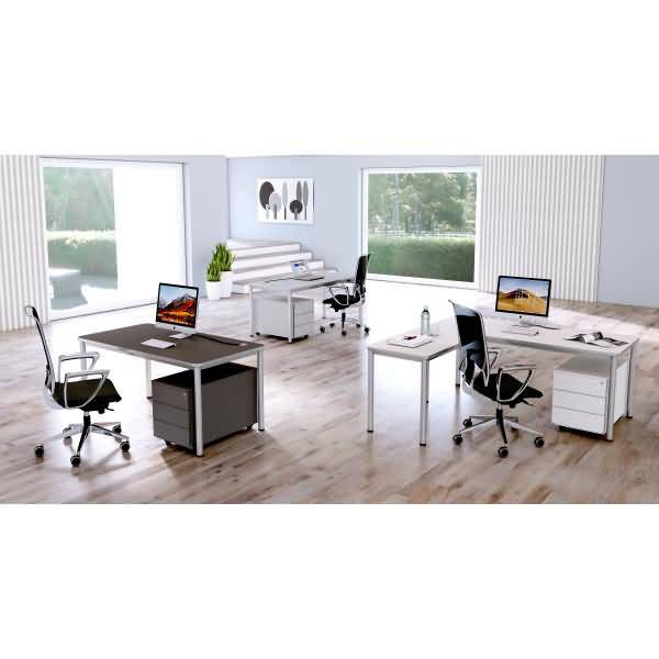 Schreibtisch Prime 120x80cm weiß