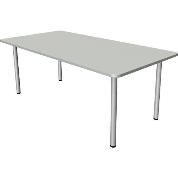 Schreibtisch Prime 200x100cm lichtgrau