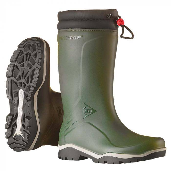 Dunlop® Winterstiefel Blizzard - mit wasserdichter Schnürstulpe - olivgrün / schwarz - Größe 38