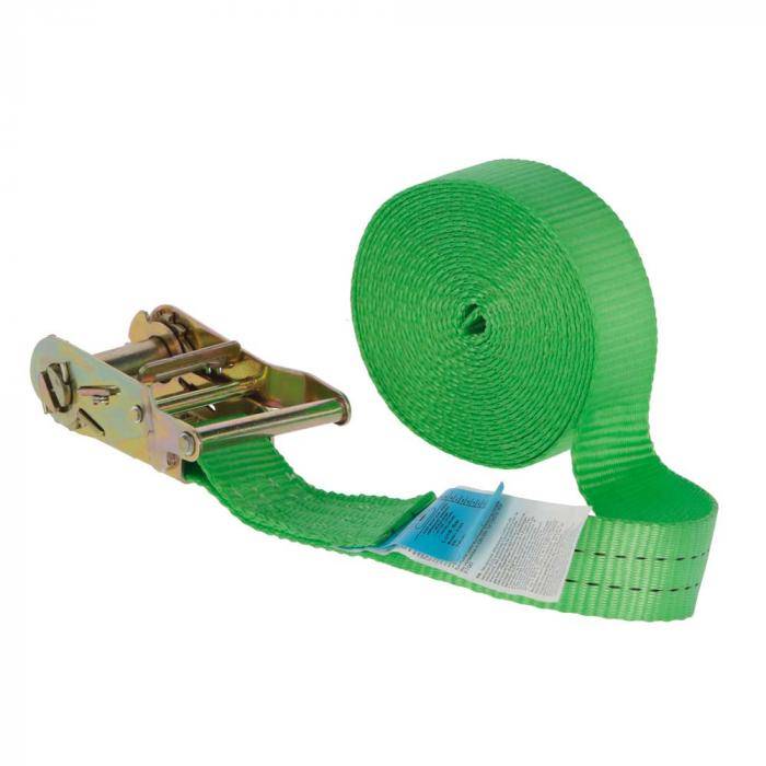 Ratschenzurrgurt - 1-teilig - Polyestergewebe - Länge 6 m - Breite 35 mm - zulässige Zugkraft direkt 1000 kg - zulässige Zugkraft umgelegt 2000 kg
