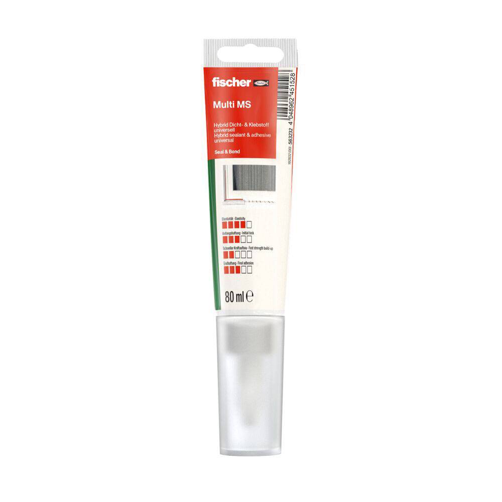 Bauklebstoff Multi MS - Farbe weiß - Inhalt 80 ml