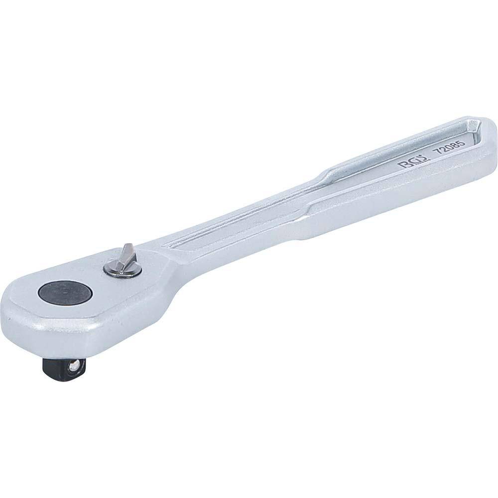 Umschaltknarre - extra flach und feinverzahnt - Abtriebsprofil Außenvierkant 6,3 mm (1/4 '')