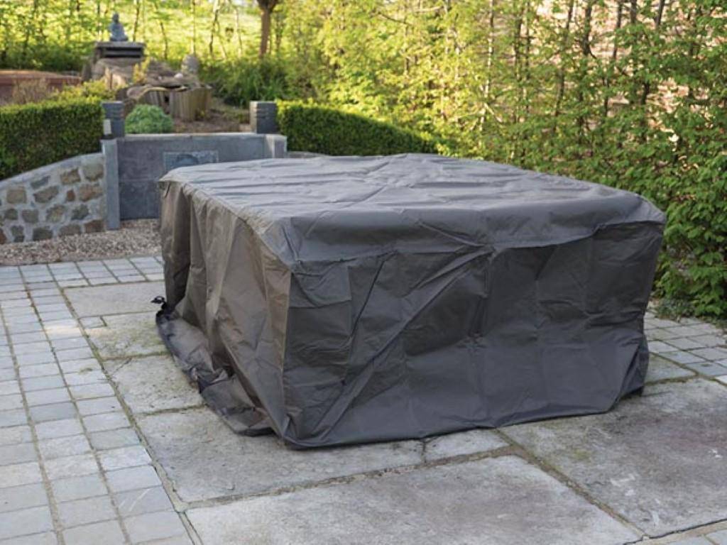 Perel Auenabdeckung fr rechteckige Gartengarnitur - 310x180x95cm