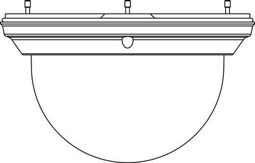 Bosch IQSIGHT NDA-5020-PTBL, Getönte Kuppel für AUTODOME 5000i
