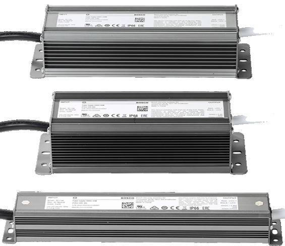 Bosch IQSIGHT PSU-IIR-60, 24V DC, 35W, Inputs: 100-240V AC, Output current: 1.45A, Operating temperature: -20°C to +60°