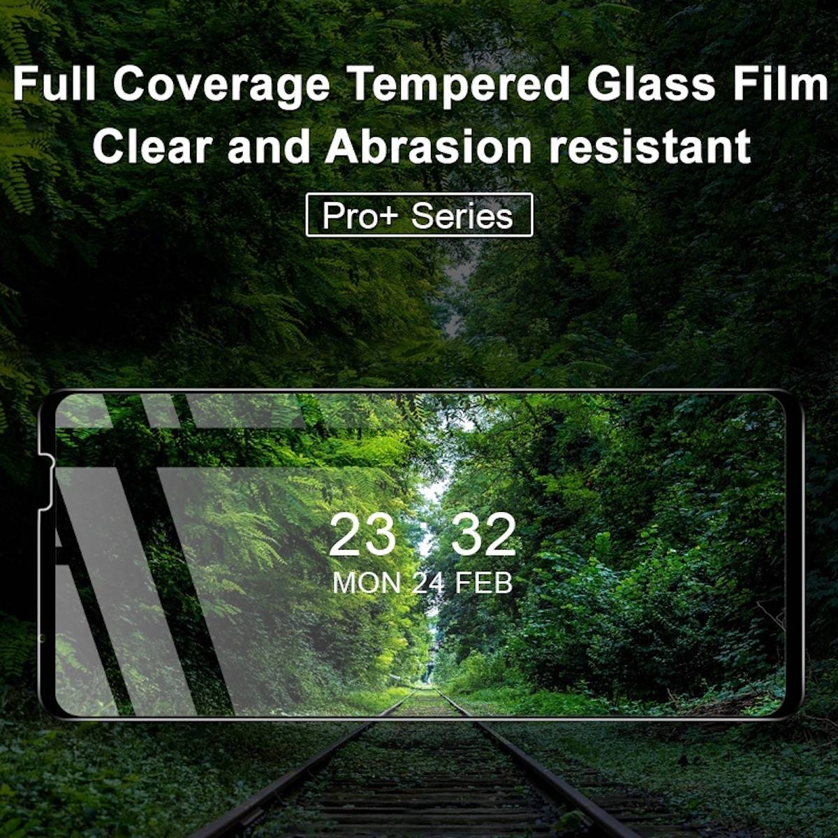 Für Motorola Moto G23 2x 3D Premium 0,3 mm H9 Hart Glas Schwarz Folie Schutz Hülle Zubehör Neu