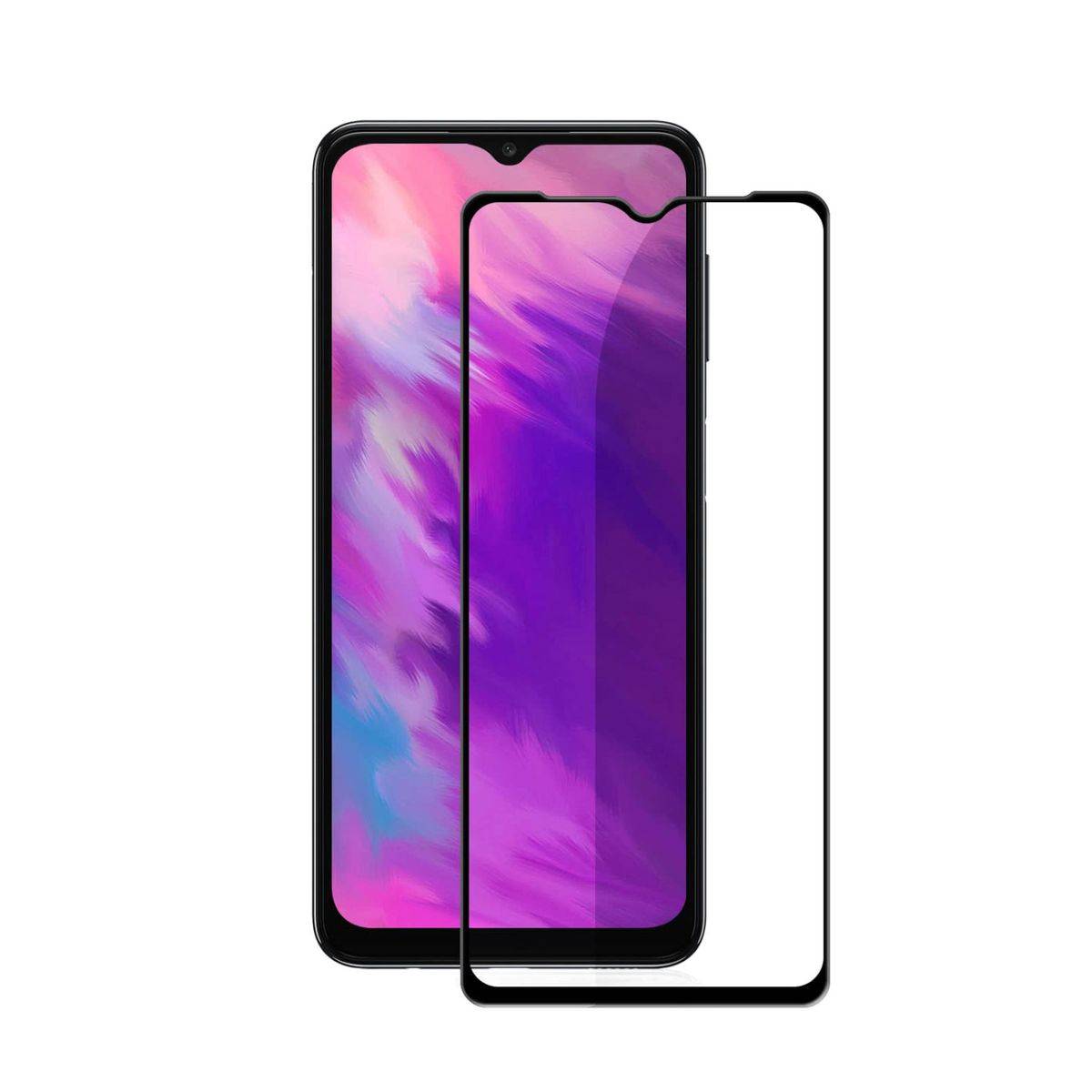 Für Motorola Moto E13 2x 3D Premium 0,3 mm H9 Hart Glas Schwarz Folie Schutz Hülle Zubehör Neu
