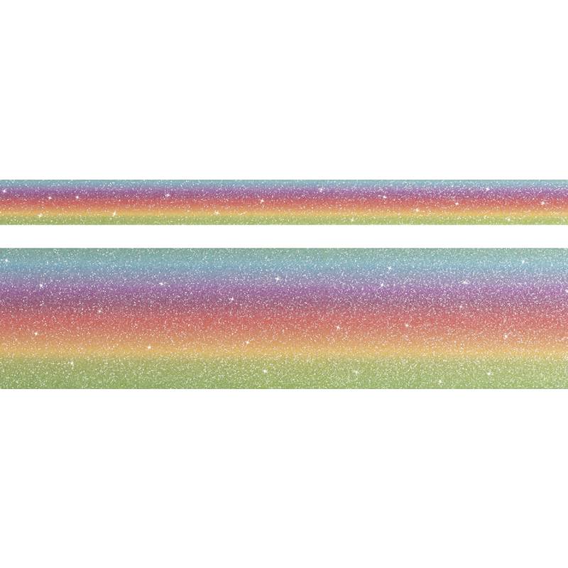 HEYDA Deko-Klebeband "Rainbow Pastell Glitter"