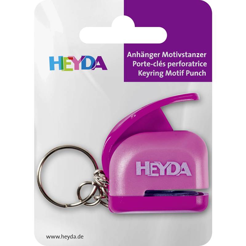 HEYDA Motivstanzer Mini "Herz", mit Schlüsselanhänger
