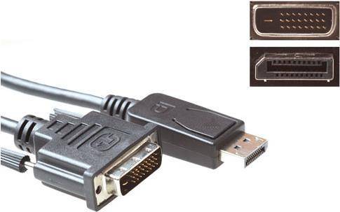 ACT Conversion cable DisplayPort male to DVI male 5,00 m