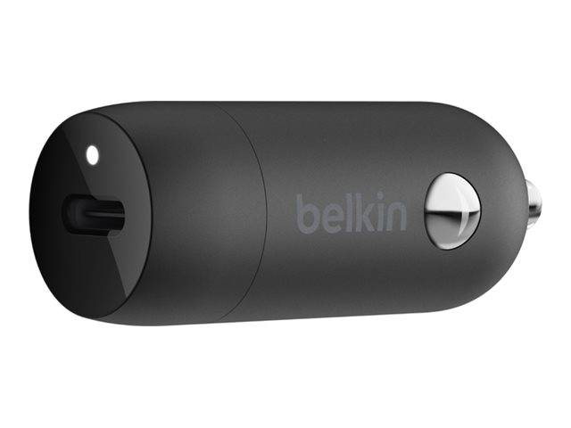 Belkin BoostCharge - Auto-Netzteil - 30 Watt - 3 A - Fast Charge, Power Delivery 3.1 (24 pin USB-C)