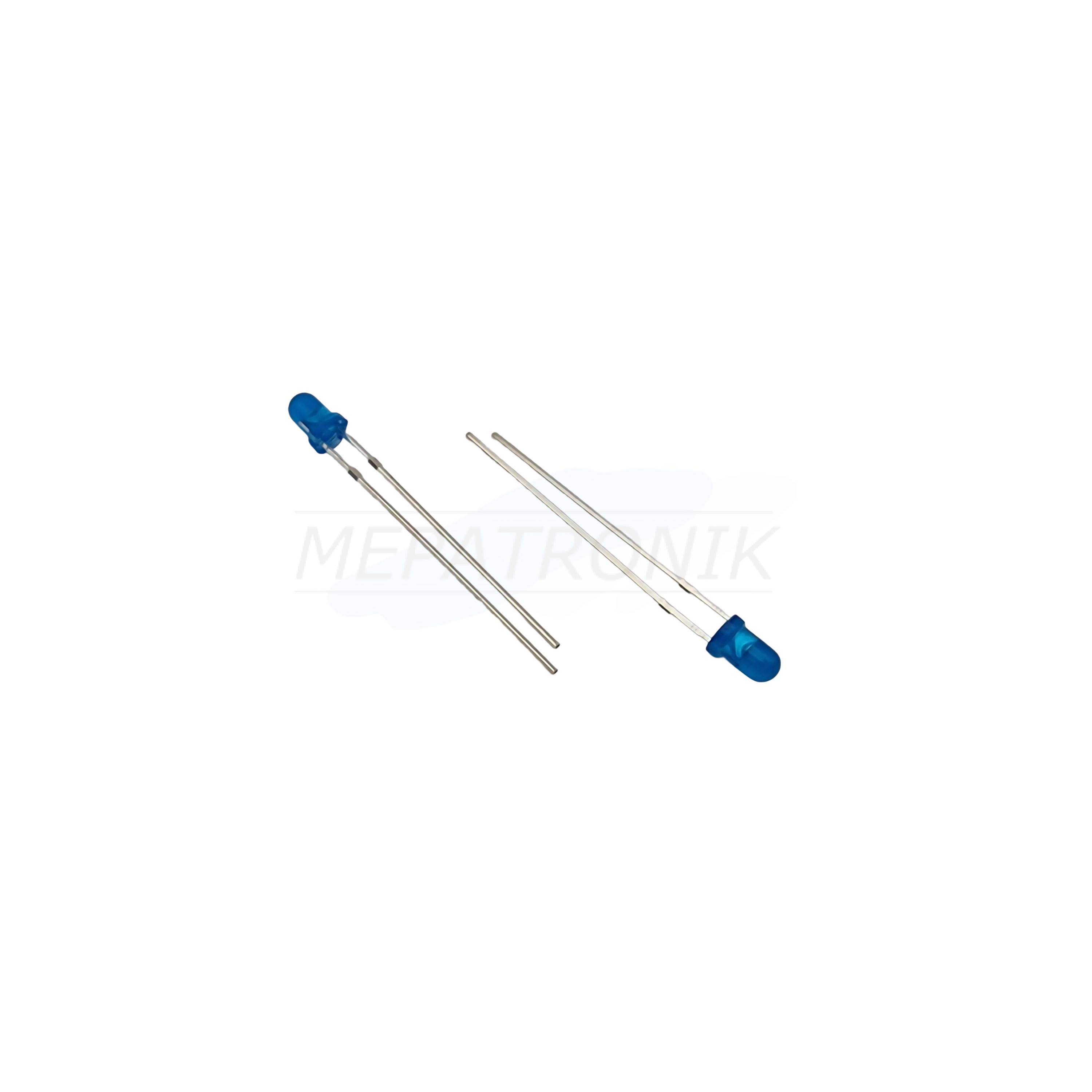 L-7104QBDL-D LED3MM BLAU THT Leuchtdiode | Set 500 Stück