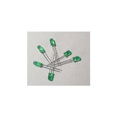 LED 5MM GRÜN LED5MM_GREEN THT LEUCHTDIODE | Set 100 Stück