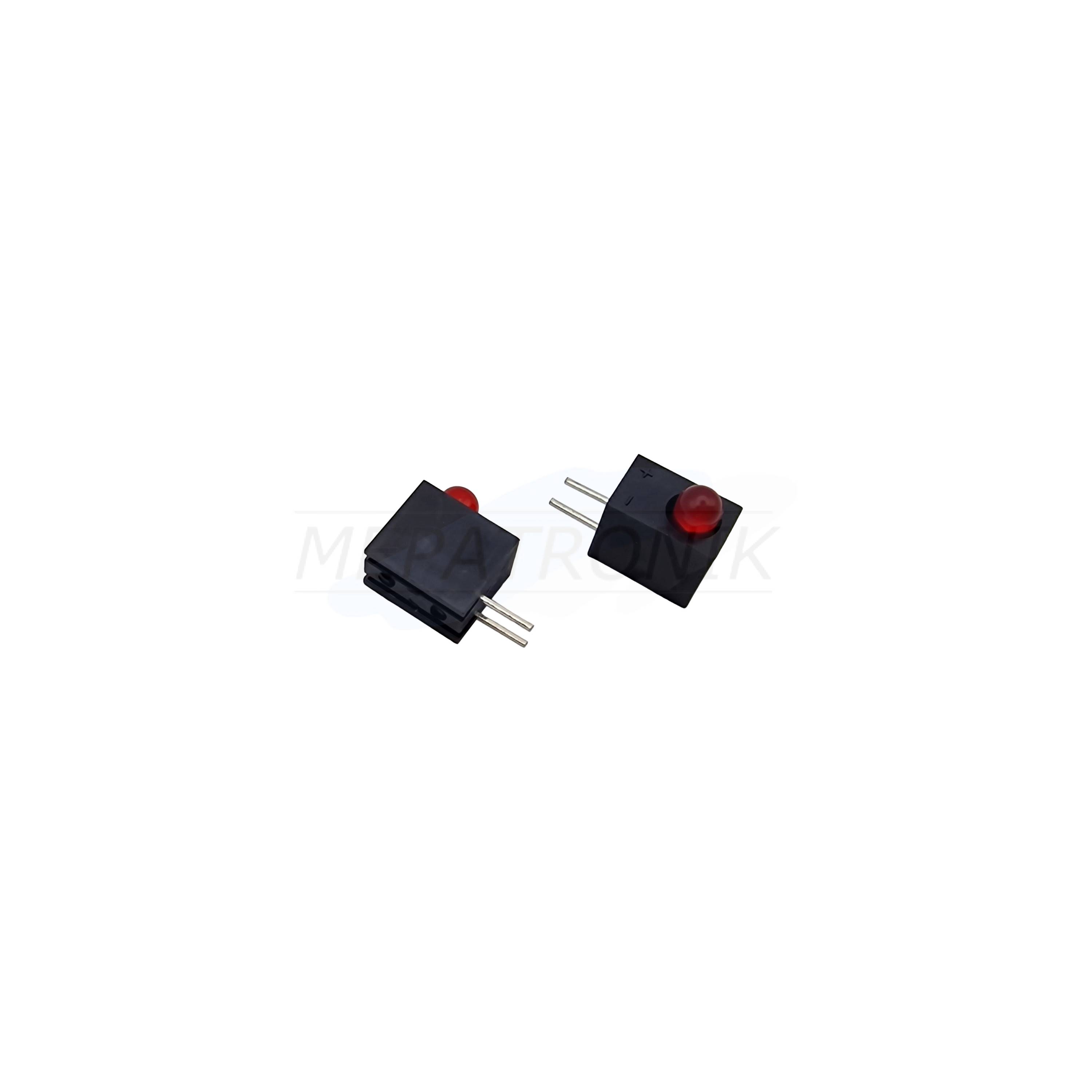 L-710A8CB/1ID LED3MM ROT KUNSTSTOFFBLOCK SINGLE-LEVEL THT LEUCHTDIODE | Set 500 Stück
