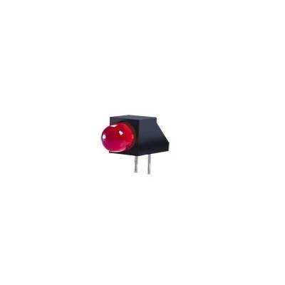 L-1503CB/1ID LED5MM_ROT_KUNSTSTOFFBLOCK_RECHTWINKLIG THT LEUCHTDIODE | Set 500 Stück