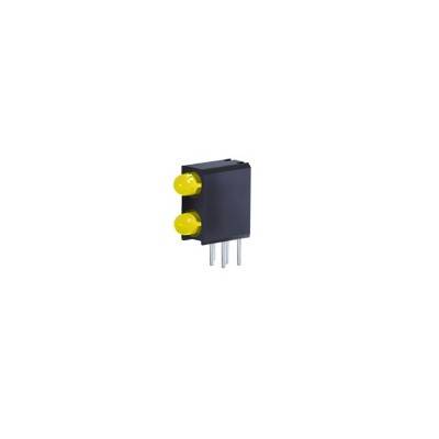 L-934EB/2YD LED3MM_GELB_KUNSTSTOFFBLOCK_BI-LEVEL THT LEUCHTDIODE | Set 500 Stück