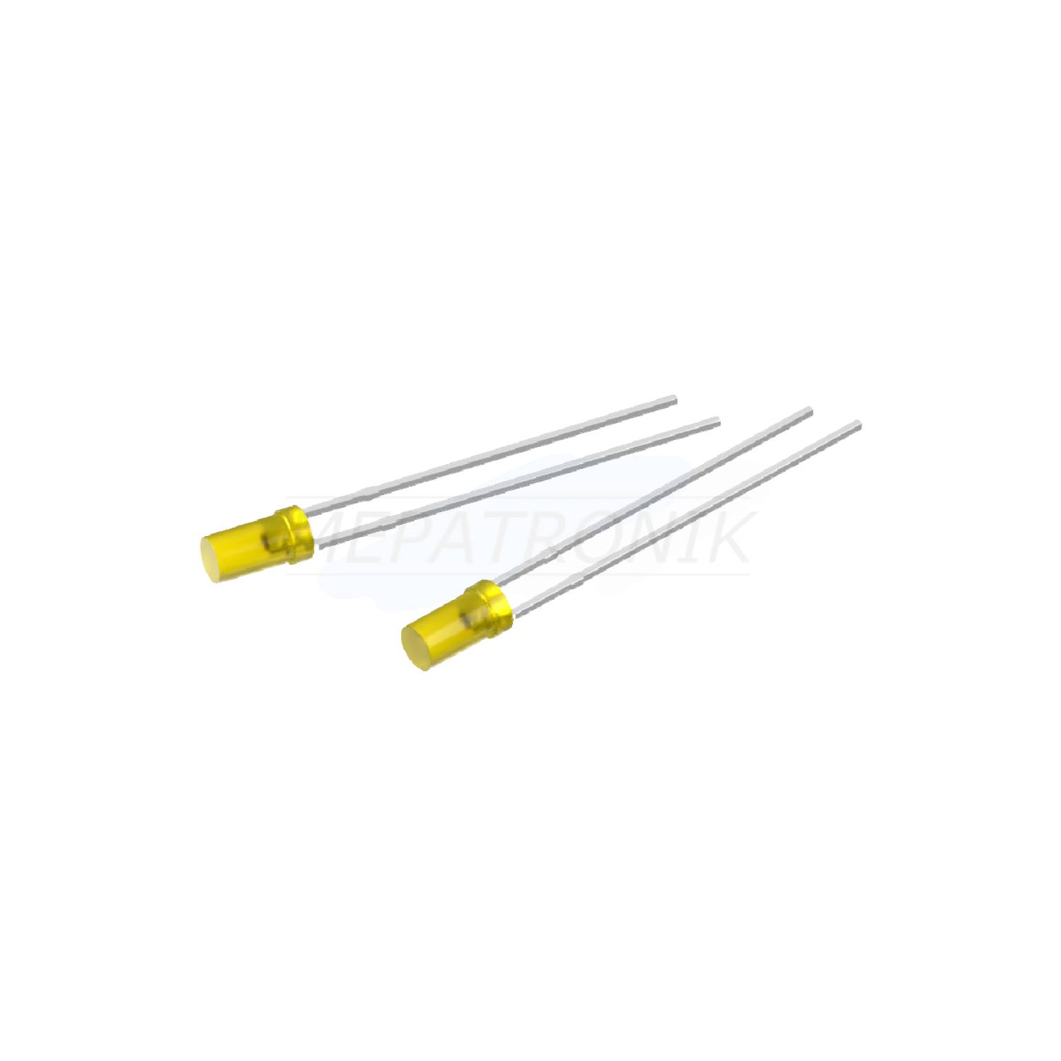 L-1334YT LED3MM GELB CYLINDRICAL THT LEUCHTDIODE | Set 1000 Stück