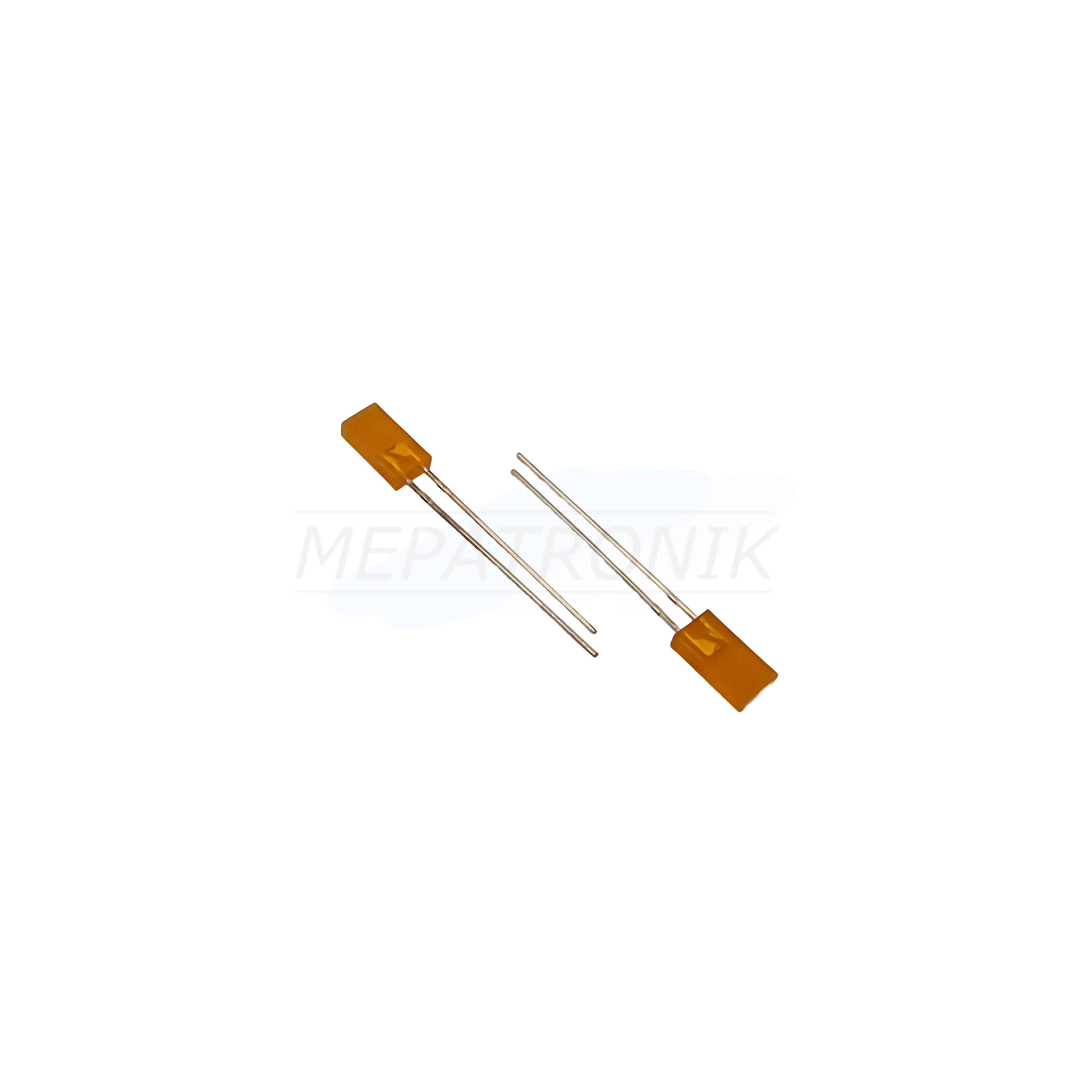 L-383EDT LED2.5MMX5MM ORANGE RECHTECKIG THT LEUCHTDIODE