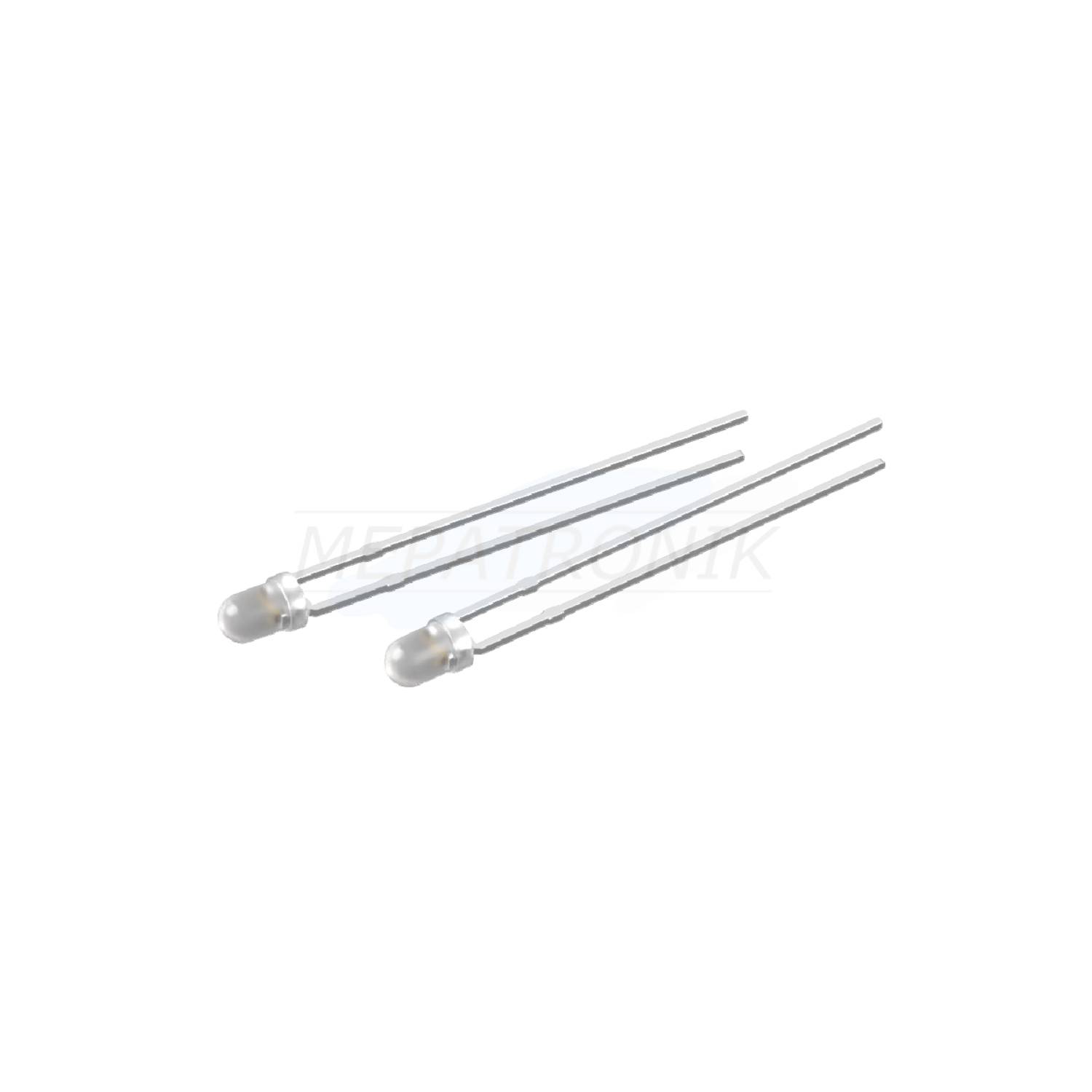 L-937GYW LED3MM WEISS DIFFUS THT LEUCHTDIODE GRÜN / GELB | Set 500 Stück
