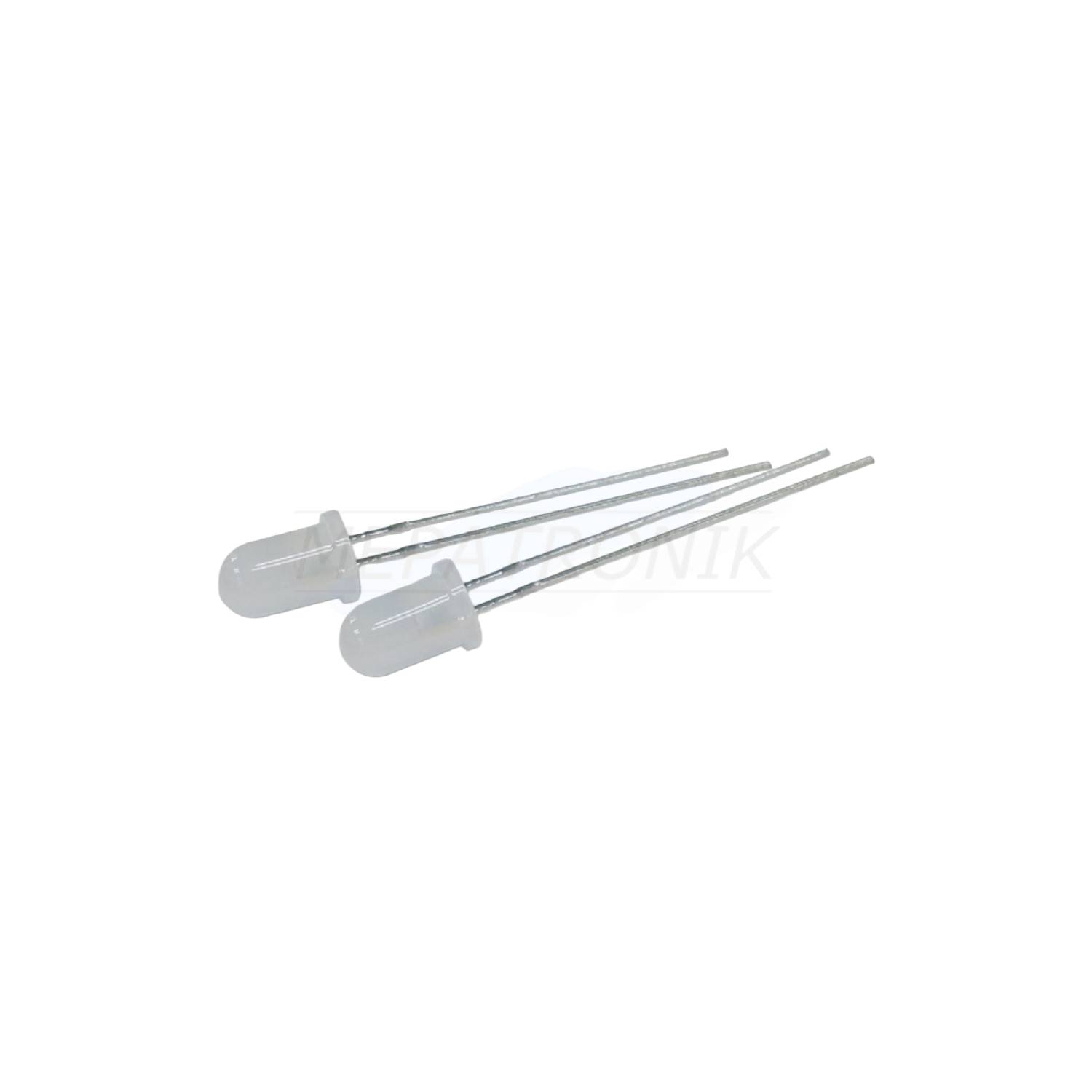 L-57EGW LED5MM WEISS DIFFUS THT LEUCHTDIODE ROT/GRÜN | Set 500 Stück