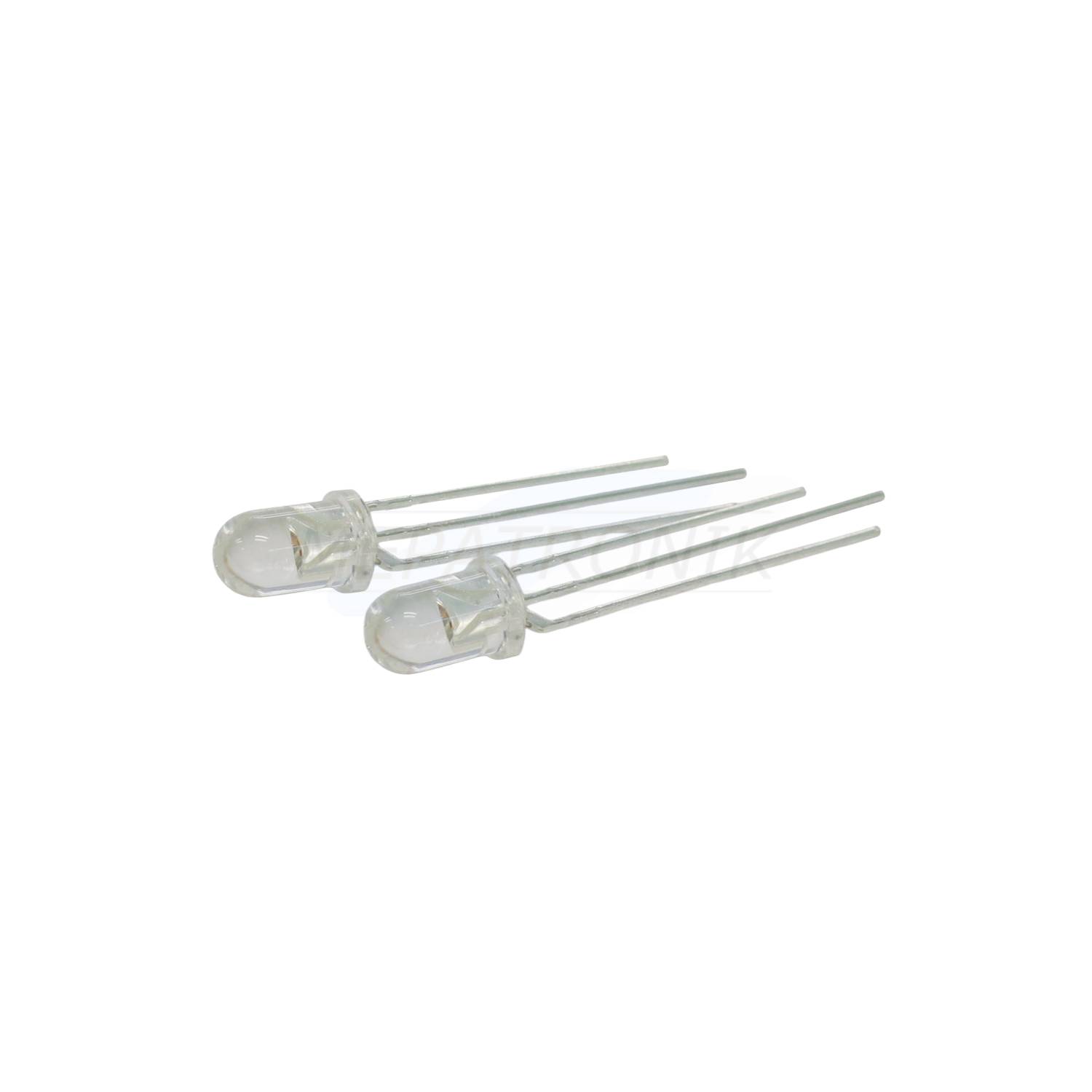 L-59SURKCGKC LED5MM WEISS 3PIN KLAR THT ROT / GRÜN | Set 500 Stück