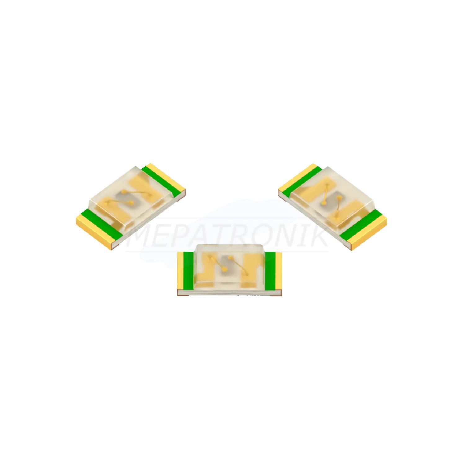 KPG-1005CGC-TT LED1x0.5x0.2MM 0402 WASSERKLAR SMT LEUCHTDIODE GRÜN | Set 4000 Stück