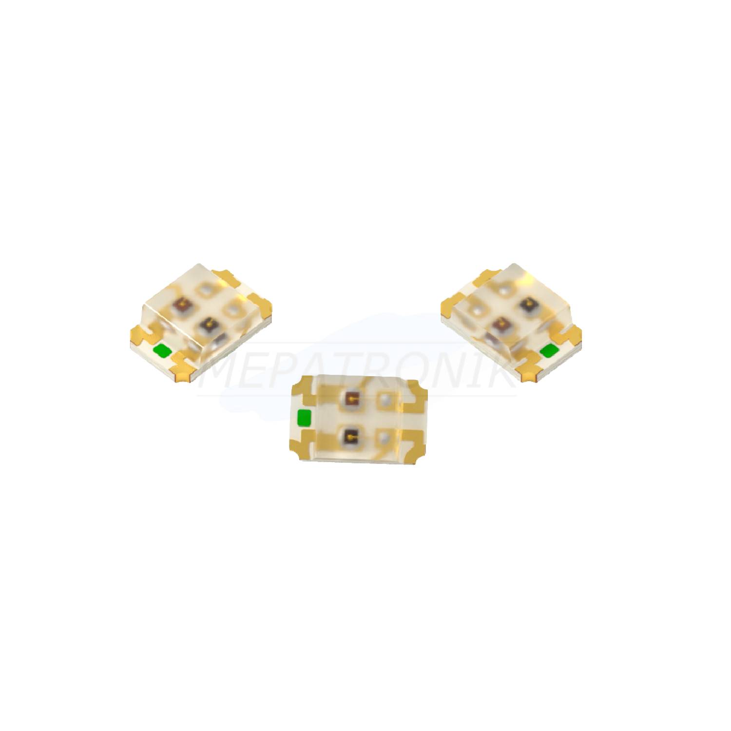 KPHBM-2012ETSGTC LED2x1.25x0.45MM 0805 WASSERKLAR SMT LEUCHTDIODE ROT/GRÜN | Set 2000 Stück