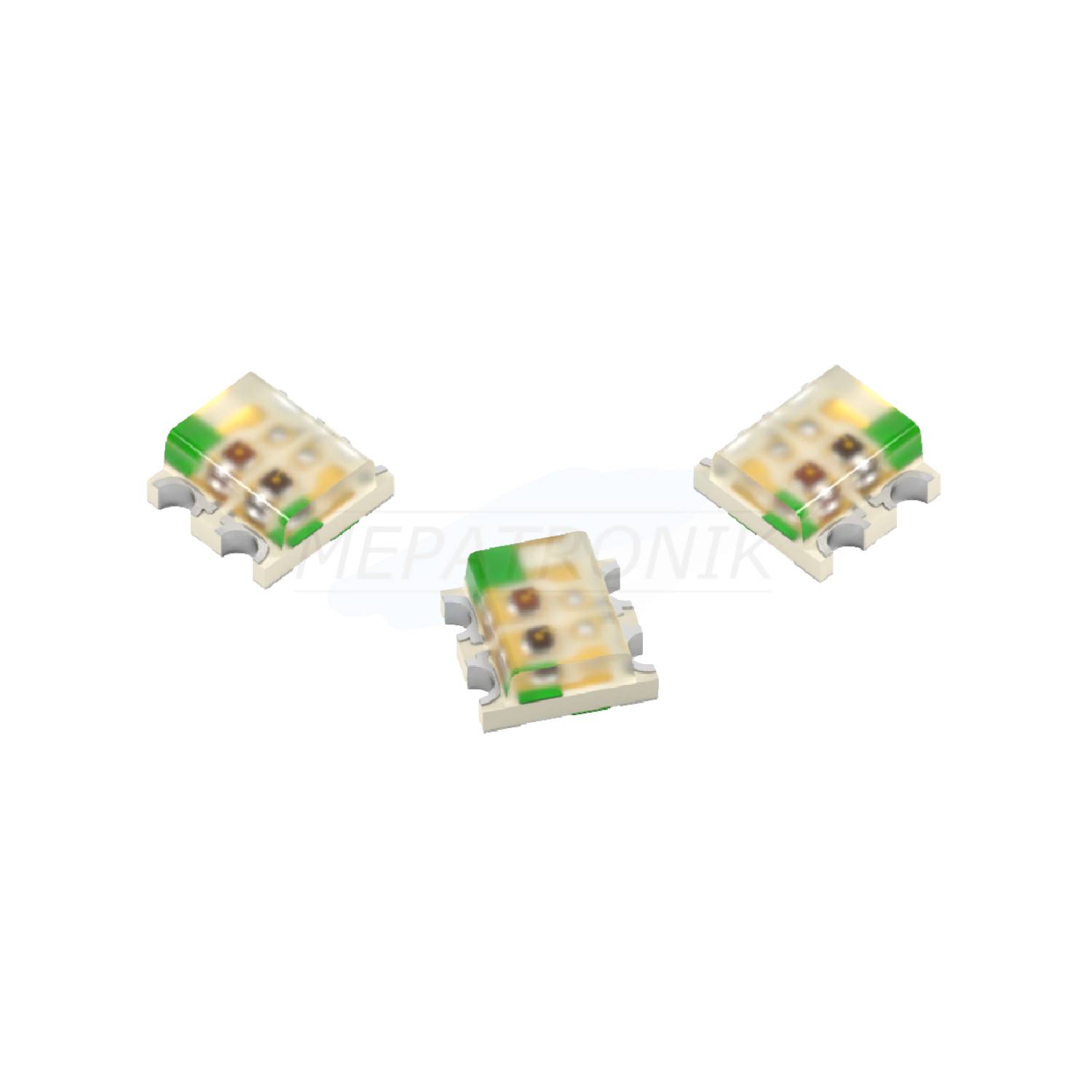 KPTB-1615YSGC LED1.6X1.5X0.7MM WASSERKLAR SMT LEUCHTDIODE GELB/GRÜN | Set 2000 Stück