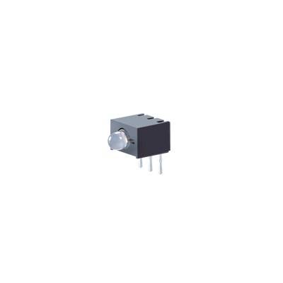 L-130WDT/1EGW LED3MM_WEISS_Kunststoffblock_SINGLE-LEVEL THT LEUCHTDIODE ROT/GRÜN | Set 500 Stück