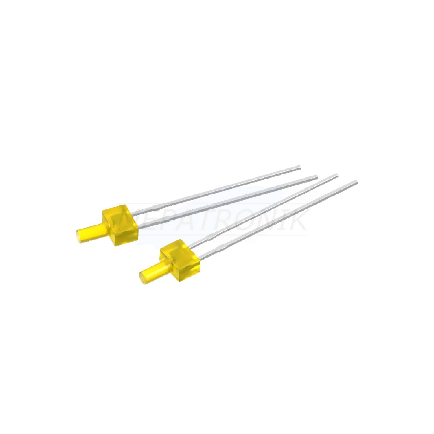 L-13YD LED2MM GELB FLAT TOP THT LEUCHTDIODE | Set 1000 Stück