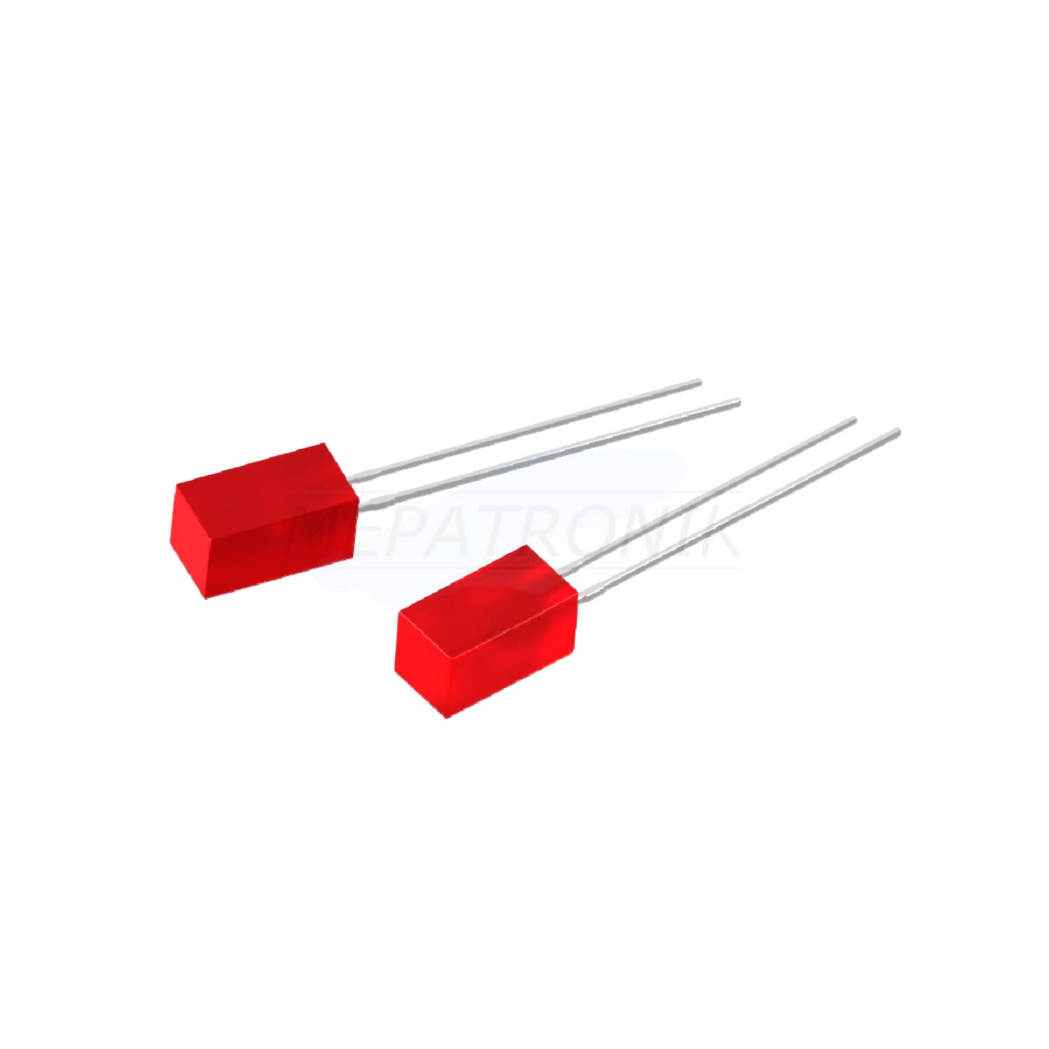 L-1553IDT LED5MMX5MM ROT QUADRATISCH THT LEUCHTDIODE | Set 1000 Stück