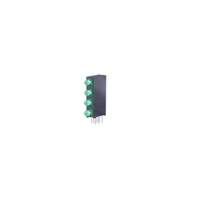 L-914CK/4GDT LED2x3MM_GREEN_Kunststoffblock_QUAD-LEVEL THT LEUCHTDIODE | Set 650 Stück