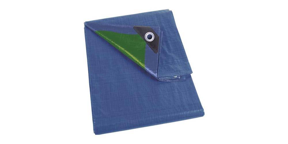 Perel Abdeckplane - Blau/Grün - Normal - 5 X 8 M