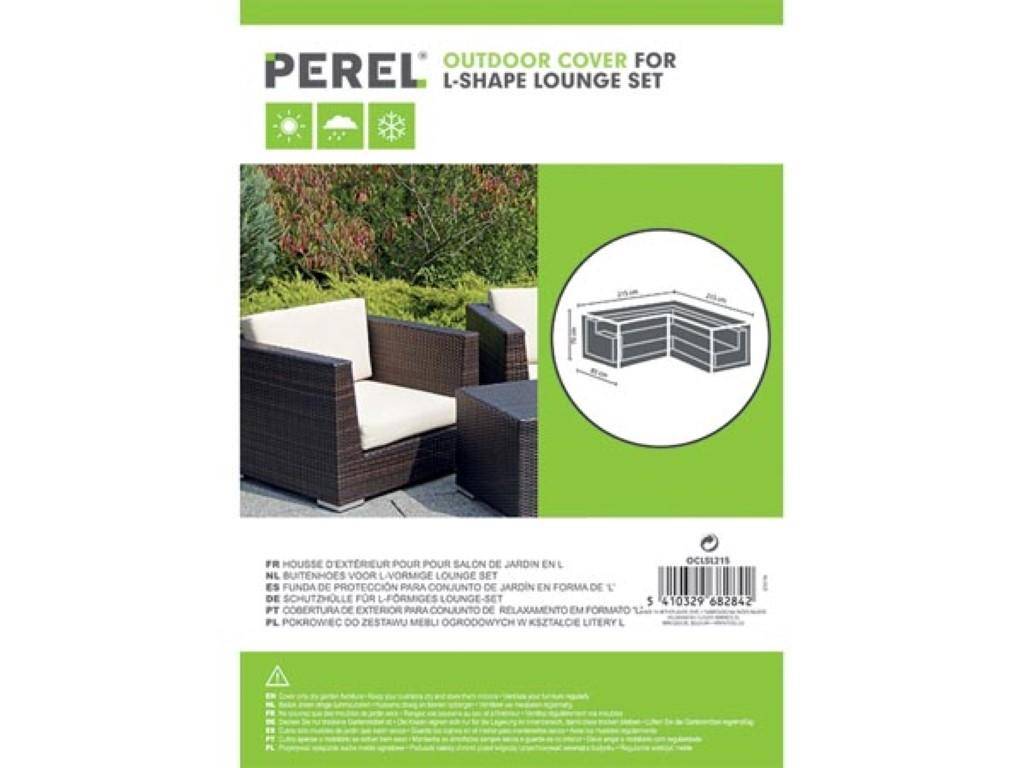 Perel Außenhülle für L-förmiges Loungeset - 215x215x70cm